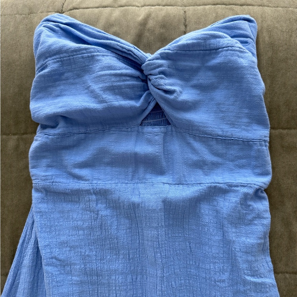 Blanco By Nature Catalaya Azure Strapless Dress NWOT - Picture 4 of 9